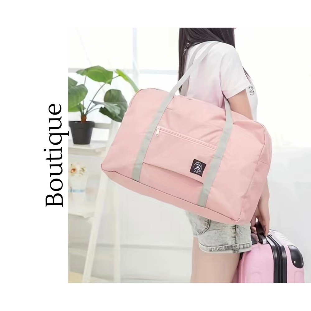 Pink Foldable Travel Duffle Bag- Brand New